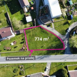 Prodej stavební parcely 774 m² Domašov u Šternberka