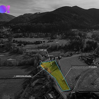 Prodej komerčního pozemku 3 127 m² Čeladná