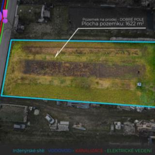 Prodej stavební parcely 1 622 m² Dobré Pole
