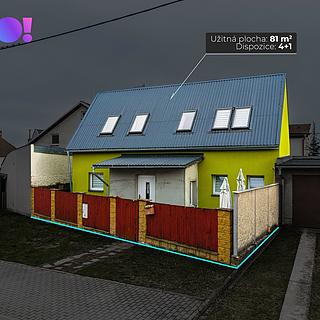 Prodej rodinného domu 81 m&sup2; Lutín