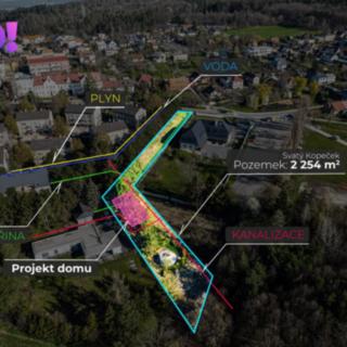 Prodej stavební parcely 2 254 m² Olomouc