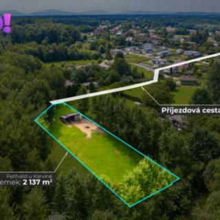 Prodej stavební parcely 2137 m² Petřvald
