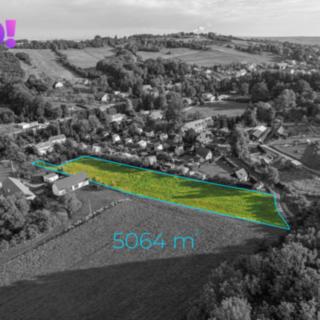 Prodej stavební parcely 5064 m² Staříč