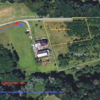 Prodej stavební parcely 14 960 m² Horní Bludovice
