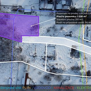 Prodej stavební parcely 1 026 m² Lipová-lázně