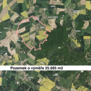 Prodej zemědělské půdy 25 685 m² Vážany