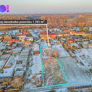 Prodej stavební parcely 1701 m&sup2; Kroměříž