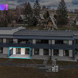 Pronájem bytu 2+kk 79 m² Soběšovice