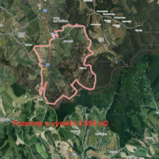 Prodej zemědělské půdy 3594 m² Javorník