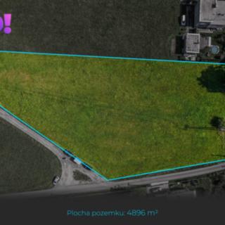 Prodej stavební parcely 4896 m² Bystřice