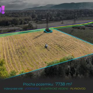 Prodej komerčního pozemku 7 738 m² Třinec
