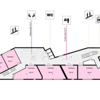 Pronájem kanceláře 28 m² Třinec Staré Město, Poštovní