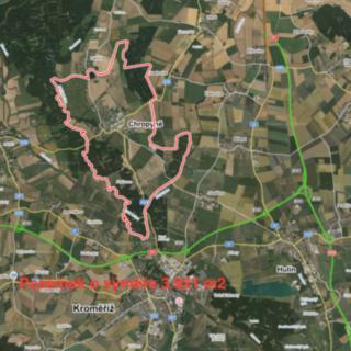 Prodej louky 3 921 m² Chropyně