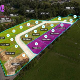 Prodej stavební parcely 1002 m² Havířov