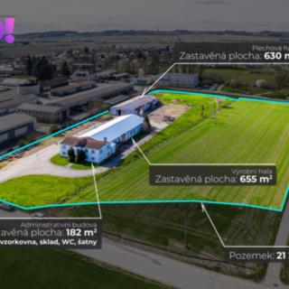 Prodej výrobního objektu 25 542 m² Prosenice, Grymovská