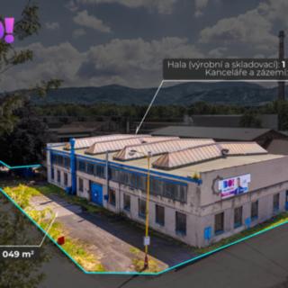 Prodej skladu 1147 m² Frýdlant nad Ostravicí