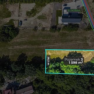 Prodej stavební parcely 1 598 m² Stará Ves