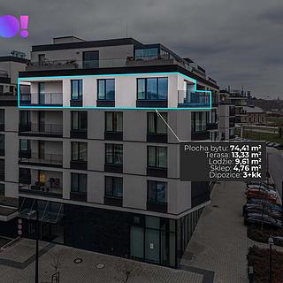 Pronájem bytu 3+kk 74 m² Ostrava