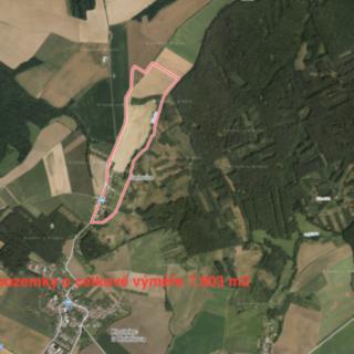 Prodej zemědělské půdy 2477 m² Kostelec u Holešova