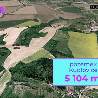 Prodej zemědělské půdy 5 104 m² Kudlovice