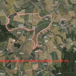 Prodej zemědělské půdy 22 759 m² Troubky-Zdislavice