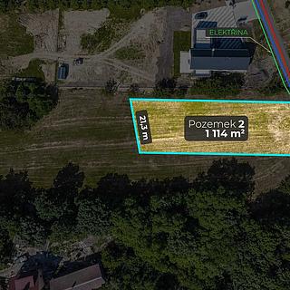 Prodej stavební parcely 1 114 m² Stará Ves