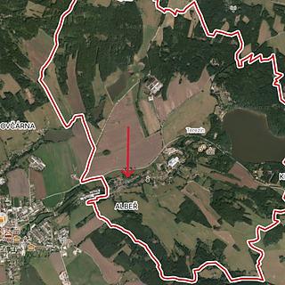 Prodej stavební parcely 1 074 m² Nová Bystřice Albeř