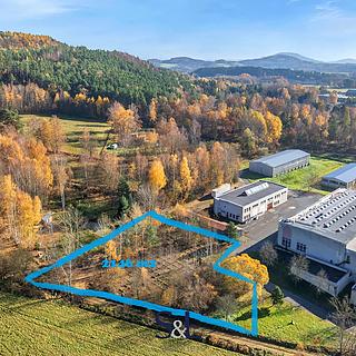Prodej komerčního pozemku 2 146 m² Cvikov