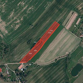 Prodej zemědělské půdy 48 066 m² Milešín