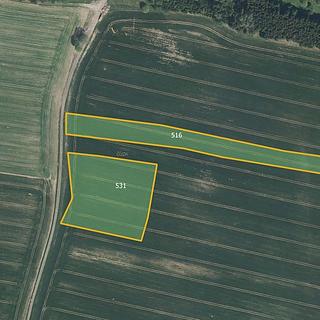 Prodej zemědělské půdy 23594 m² Hojovice