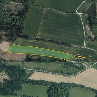 Prodej zemědělské půdy 22 466 m² Horní Radouň