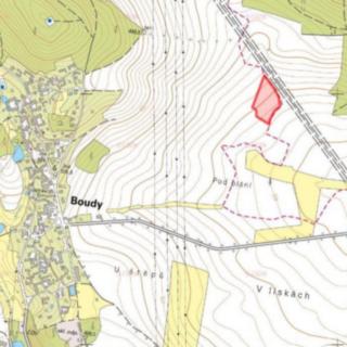 Prodej zemědělské půdy 11 797 m² Boudy
