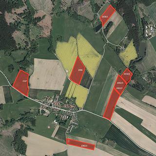 Prodej zemědělské půdy 146 667 m² Olšany