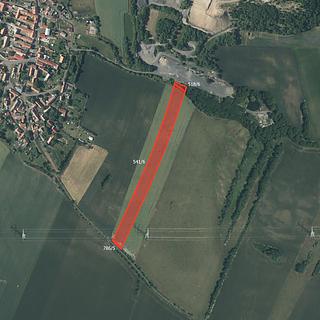 Prodej zemědělské půdy 11 672 m² Chraberce