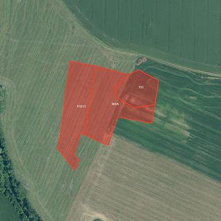 Prodej zemědělské půdy 19 070 m² Žihobce Kadešice