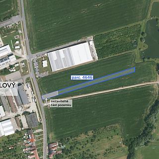 Prodej komerčního pozemku 3 338 m² Slavkov