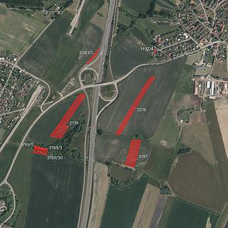 Prodej zemědělské půdy 53 741 m² Zvěrotice