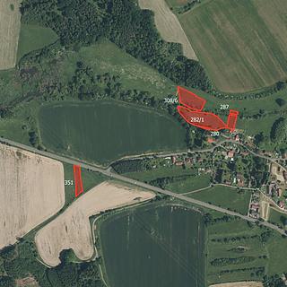 Prodej louky 22 736 m² Prádlo Novotníky