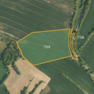 Prodej zemědělské půdy 38 116 m² Vysoká Chodeč