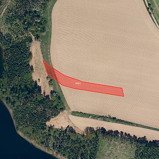 Prodej zemědělské půdy 3 595 m² Hněvkovice Chotěměřice