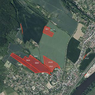 Prodej zemědělské půdy 72188 m&sup2; Lhotka nad Labem