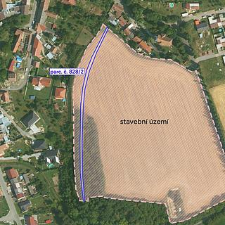 Prodej stavební parcely 762 m&sup2; Křižanovice