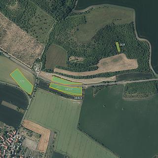 Prodej zemědělské půdy 16232 m&sup2; Děčany