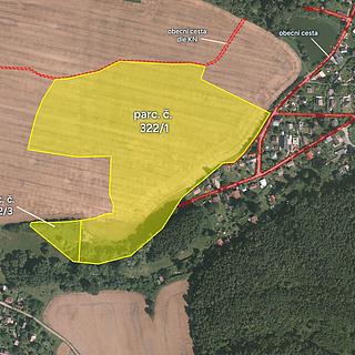 Prodej zemědělské půdy 118495 m² Čisovice