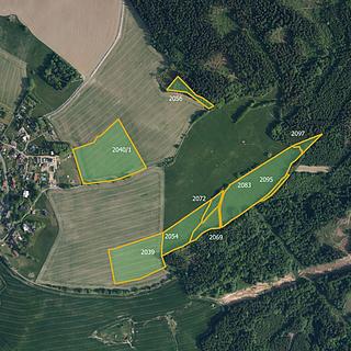 Prodej zemědělské půdy 80492 m² Dalešice