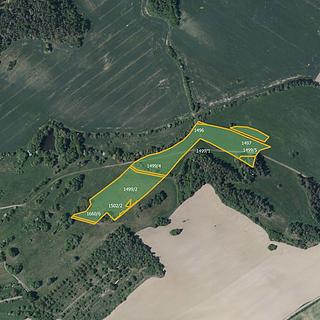 Prodej zemědělské půdy 30879 m&sup2; Hroznatín