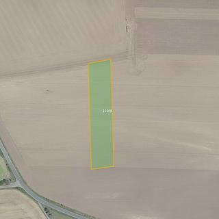 Prodej zemědělské půdy 5476 m&sup2; Horoušany