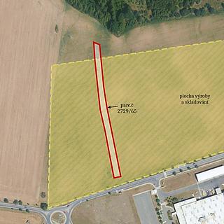 Prodej komerčního pozemku 3 061 m² Zruč nad Sázavou