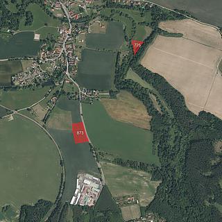 Prodej zemědělské půdy 14453 m&sup2; Ostrovec