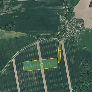 Prodej zemědělské půdy 16 292 m² Poběžovice Sedlec